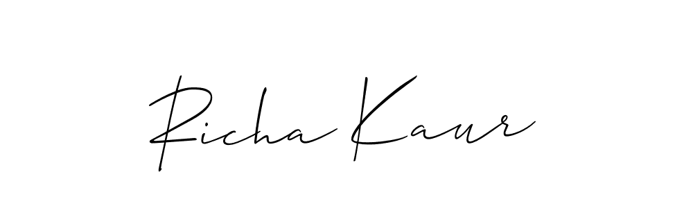 See photos of Richa Kaur official signature by Spectra . Check more albums & portfolios. Read reviews & check more about Allison_Script font. Richa Kaur signature style 2 images and pictures png