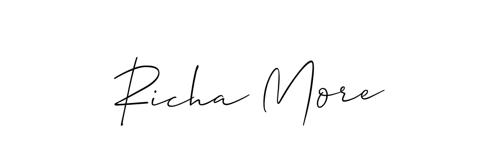 Make a beautiful signature design for name Richa More. Use this online signature maker to create a handwritten signature for free. Richa More signature style 2 images and pictures png
