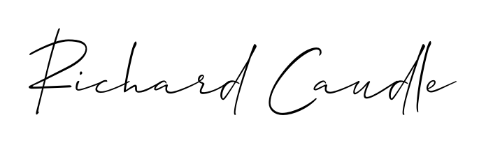 A modern signature idea for name Richard Caudle using Allison_Script font. Clean strokes and elegant curves make it stand out instantly. Richard Caudle signature style 2 images and pictures png
