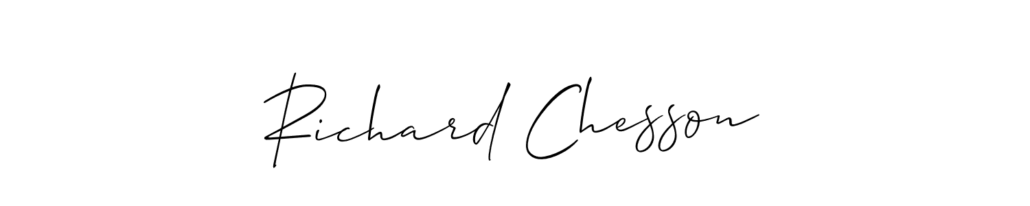 Also You can easily find your signature by using the search form. We will create Richard Chesson name handwritten signature images for you free of cost using Allison_Script sign style. Richard Chesson signature style 2 images and pictures png