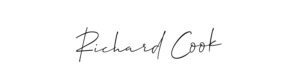 It looks lik you need a new signature style for name Richard Cook. Design unique handwritten (Allison_Script) signature with our free signature maker in just a few clicks. Richard Cook signature style 2 images and pictures png