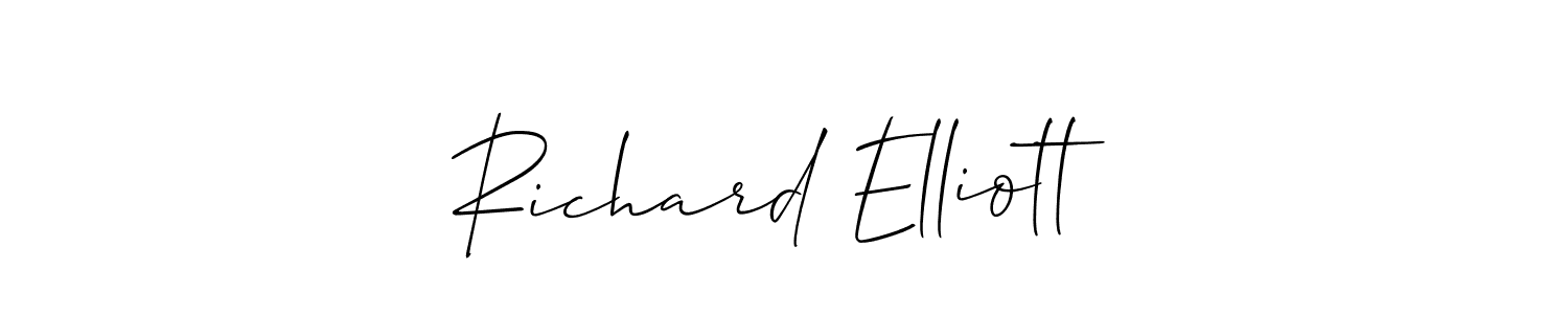 Make a beautiful signature design for name Richard Elliott. Use this online signature maker to create a handwritten signature for free. Richard Elliott signature style 2 images and pictures png