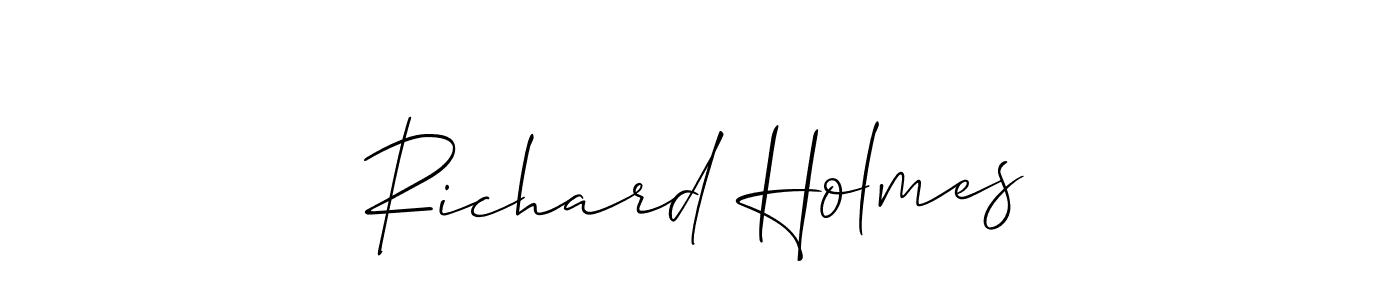 Also You can easily find your signature by using the search form. We will create Richard Holmes name handwritten signature images for you free of cost using Allison_Script sign style. Richard Holmes signature style 2 images and pictures png