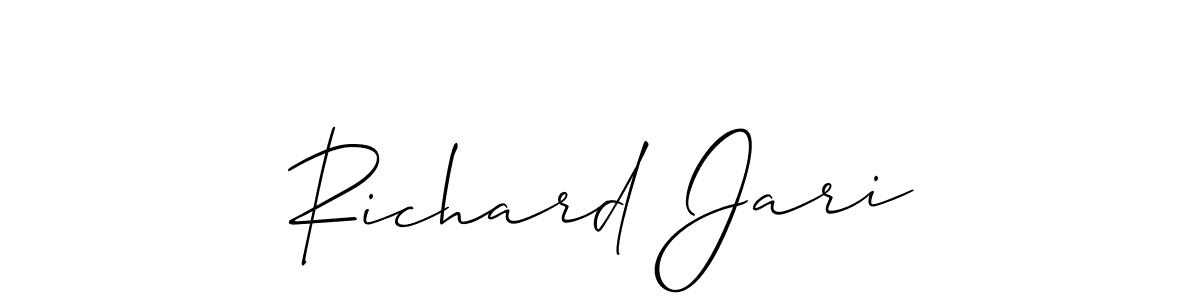 Once you've used our free online signature maker to create your best signature Allison_Script style, it's time to enjoy all of the benefits that Richard Jari name signing documents. Richard Jari signature style 2 images and pictures png