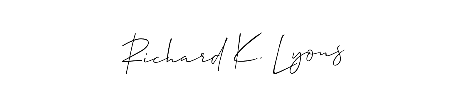 Here are the top 10 professional signature styles for the name Richard K. Lyons. These are the best autograph styles you can use for your name. Richard K. Lyons signature style 2 images and pictures png