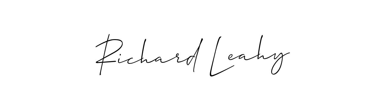 Once you've used our free online signature maker to create your best signature Allison_Script style, it's time to enjoy all of the benefits that Richard Leahy name signing documents. Richard Leahy signature style 2 images and pictures png