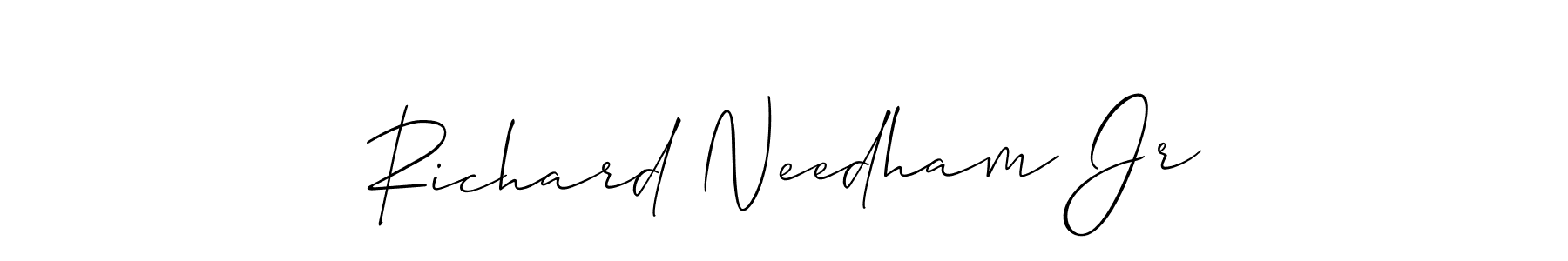 Make a short Richard Needham Jr signature style. Manage your documents anywhere anytime using Allison_Script. Create and add eSignatures, submit forms, share and send files easily. Richard Needham Jr signature style 2 images and pictures png