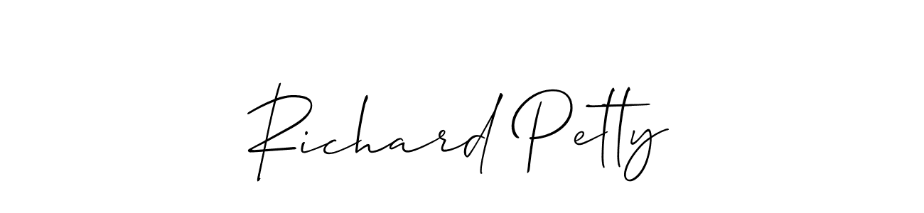 How to make Richard Petty signature? Allison_Script is a professional autograph style. Create handwritten signature for Richard Petty name. Richard Petty signature style 2 images and pictures png