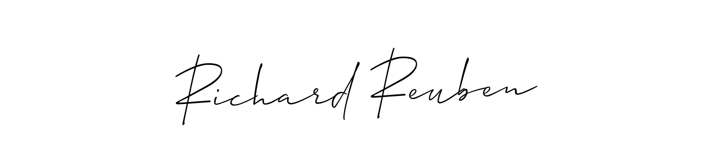 Once you've used our free online signature maker to create your best signature Allison_Script style, it's time to enjoy all of the benefits that Richard Reuben name signing documents. Richard Reuben signature style 2 images and pictures png