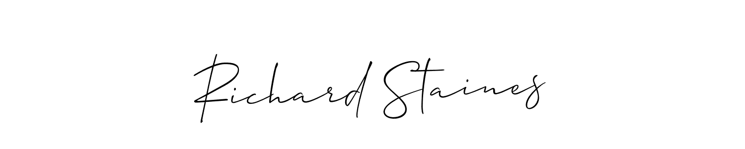 Best and Professional Signature Style for Richard Staines. Allison_Script Best Signature Style Collection. Richard Staines signature style 2 images and pictures png