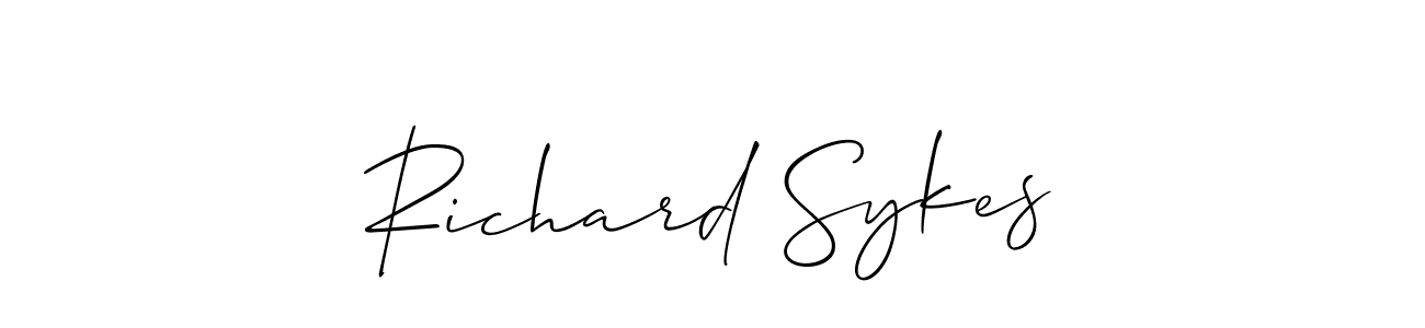 How to Draw Richard Sykes signature style? Allison_Script is a latest design signature styles for name Richard Sykes. Richard Sykes signature style 2 images and pictures png