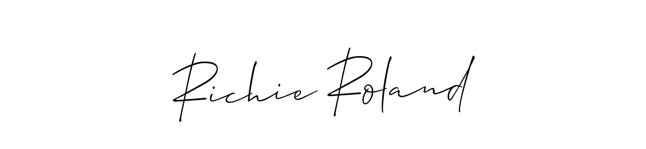 Check out images of Autograph of Richie Roland name. Actor Richie Roland Signature Style. Allison_Script is a professional sign style online. Richie Roland signature style 2 images and pictures png