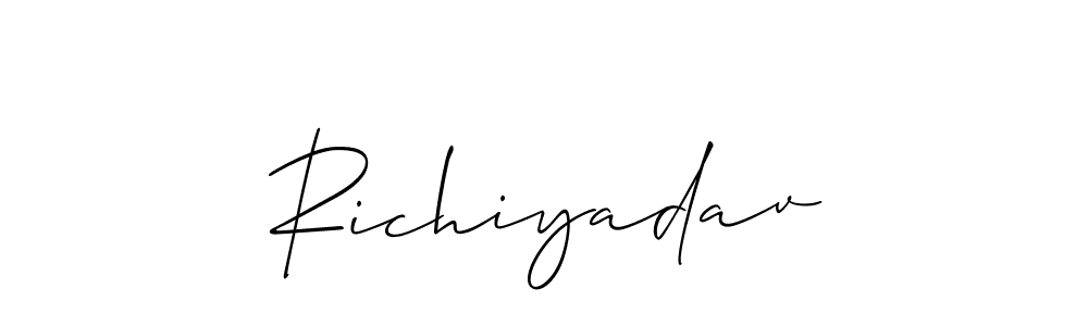 Check out images of Autograph of Richiyadav name. Actor Richiyadav Signature Style. Allison_Script is a professional sign style online. Richiyadav signature style 2 images and pictures png
