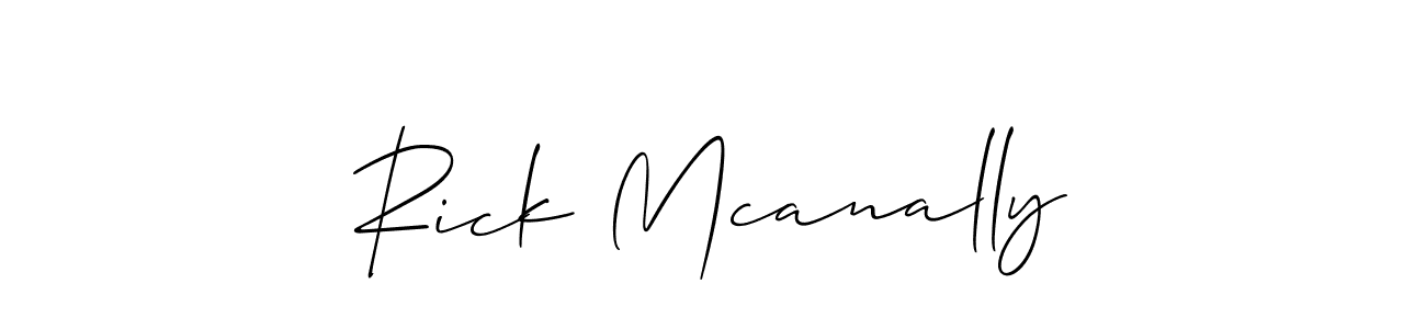 Also we have Rick Mcanally name is the best signature style. Create professional handwritten signature collection using Allison_Script autograph style. Rick Mcanally signature style 2 images and pictures png