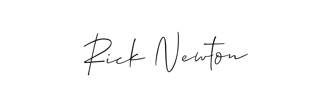 Also You can easily find your signature by using the search form. We will create Rick Newton name handwritten signature images for you free of cost using Allison_Script sign style. Rick Newton signature style 2 images and pictures png
