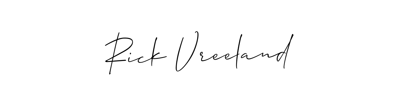 Once you've used our free online signature maker to create your best signature Allison_Script style, it's time to enjoy all of the benefits that Rick Vreeland name signing documents. Rick Vreeland signature style 2 images and pictures png