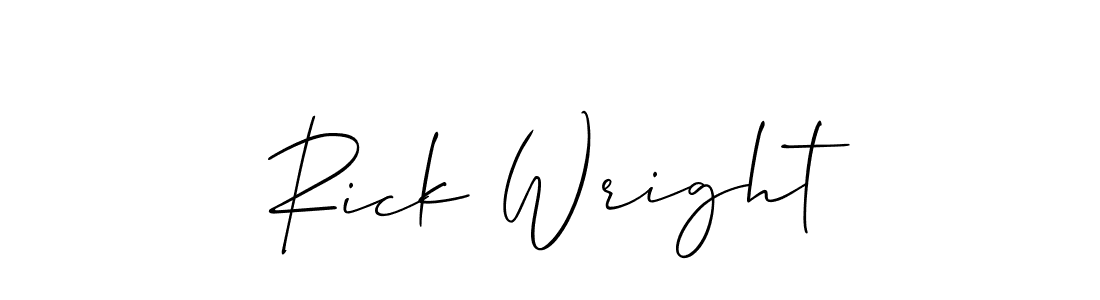 Best and Professional Signature Style for Rick Wright. Allison_Script Best Signature Style Collection. Rick Wright signature style 2 images and pictures png