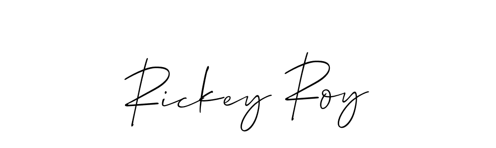 Best and Professional Signature Style for Rickey Roy. Allison_Script Best Signature Style Collection. Rickey Roy signature style 2 images and pictures png