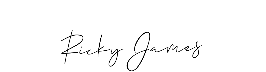 Best and Professional Signature Style for Ricky James. Allison_Script Best Signature Style Collection. Ricky James signature style 2 images and pictures png