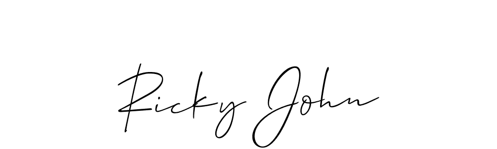 Here are the top 10 professional signature styles for the name Ricky John. These are the best autograph styles you can use for your name. Ricky John signature style 2 images and pictures png