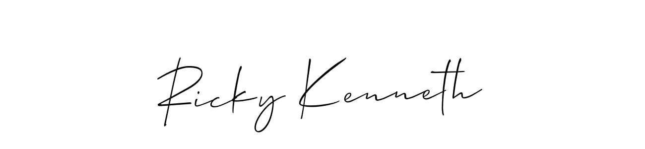 Here are the top 10 professional signature styles for the name Ricky Kenneth. These are the best autograph styles you can use for your name. Ricky Kenneth signature style 2 images and pictures png