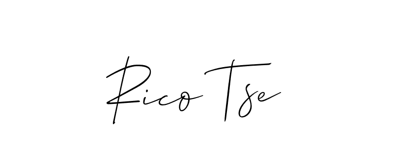 Make a short Rico Tse signature style. Manage your documents anywhere anytime using Allison_Script. Create and add eSignatures, submit forms, share and send files easily. Rico Tse signature style 2 images and pictures png