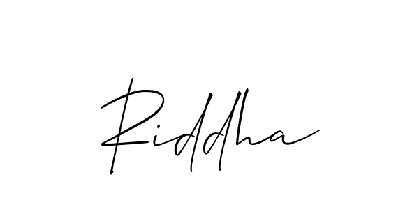 How to Draw Riddha signature style? Allison_Script is a latest design signature styles for name Riddha. Riddha signature style 2 images and pictures png