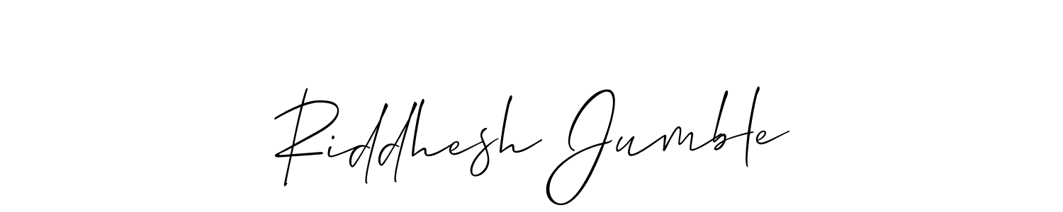 Similarly Allison_Script is the best handwritten signature design. Signature creator online .You can use it as an online autograph creator for name Riddhesh Jumble. Riddhesh Jumble signature style 2 images and pictures png