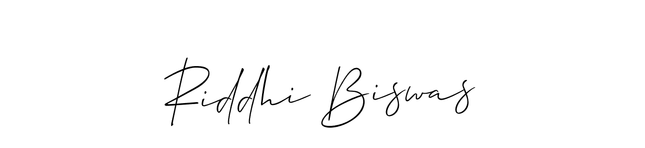 Similarly Allison_Script is the best handwritten signature design. Signature creator online .You can use it as an online autograph creator for name Riddhi Biswas. Riddhi Biswas signature style 2 images and pictures png