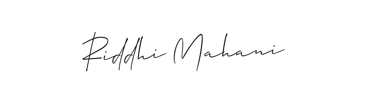 Check out images of Autograph of Riddhi Mahani name. Actor Riddhi Mahani Signature Style. Allison_Script is a professional sign style online. Riddhi Mahani signature style 2 images and pictures png