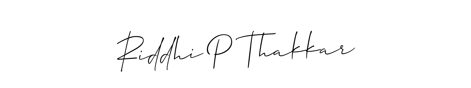 Here are the top 10 professional signature styles for the name Riddhi P Thakkar. These are the best autograph styles you can use for your name. Riddhi P Thakkar signature style 2 images and pictures png