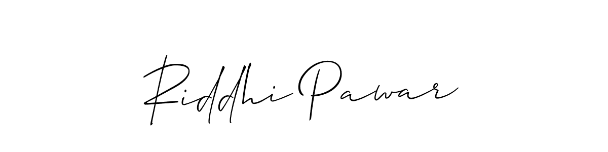 Make a short Riddhi Pawar signature style. Manage your documents anywhere anytime using Allison_Script. Create and add eSignatures, submit forms, share and send files easily. Riddhi Pawar signature style 2 images and pictures png