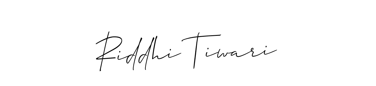 Make a beautiful signature design for name Riddhi Tiwari. Use this online signature maker to create a handwritten signature for free. Riddhi Tiwari signature style 2 images and pictures png