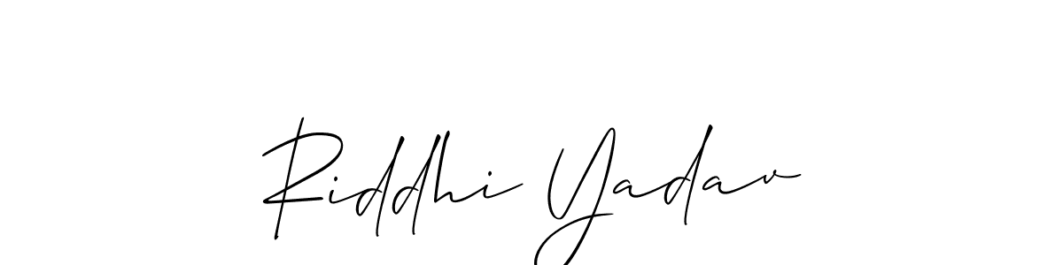 This is the best signature style for the Riddhi Yadav name. Also you like these signature font (Allison_Script). Mix name signature. Riddhi Yadav signature style 2 images and pictures png
