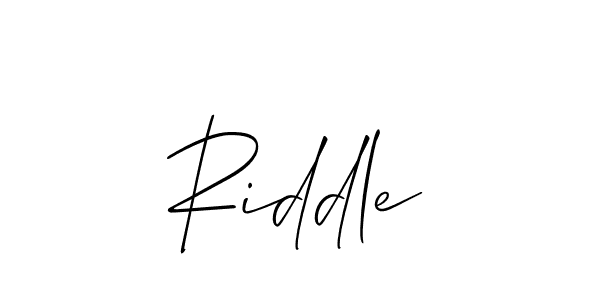 Also we have Riddle name is the best signature style. Create professional handwritten signature collection using Allison_Script autograph style. Riddle signature style 2 images and pictures png