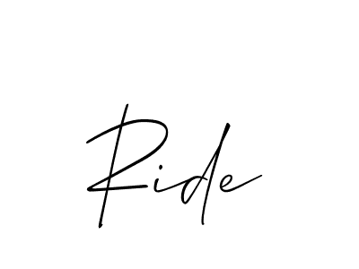 Make a short Ride signature style. Manage your documents anywhere anytime using Allison_Script. Create and add eSignatures, submit forms, share and send files easily. Ride signature style 2 images and pictures png