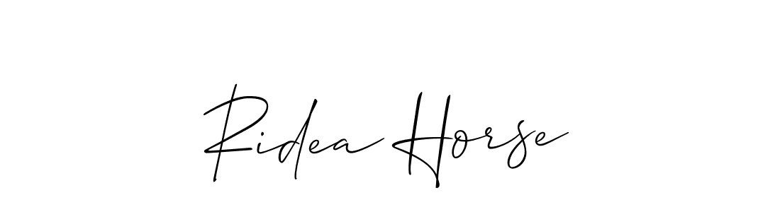 Make a beautiful signature design for name Ridea Horse. Use this online signature maker to create a handwritten signature for free. Ridea Horse signature style 2 images and pictures png