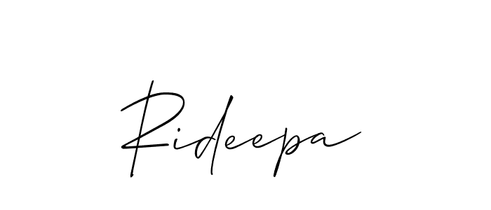 You should practise on your own different ways (Allison_Script) to write your name (Rideepa) in signature. don't let someone else do it for you. Rideepa signature style 2 images and pictures png