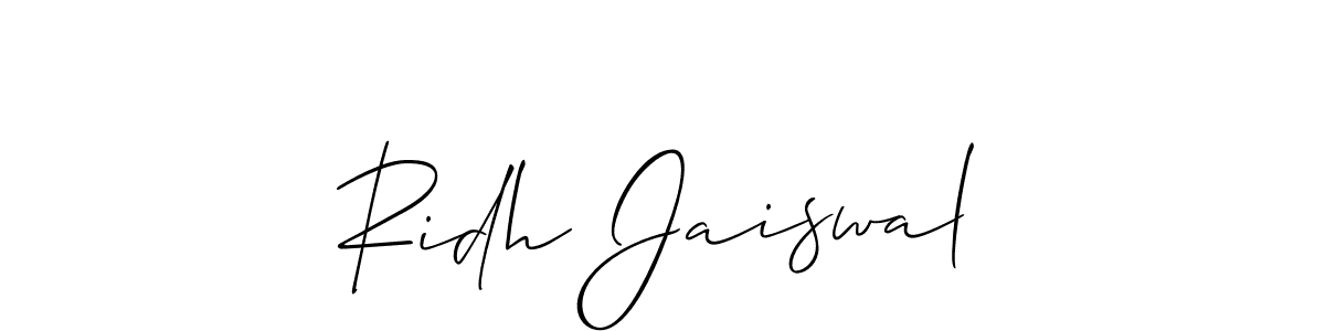 Make a beautiful signature design for name Ridh Jaiswal. Use this online signature maker to create a handwritten signature for free. Ridh Jaiswal signature style 2 images and pictures png