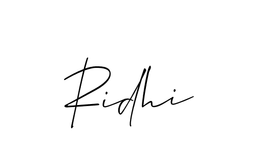 Ridhi stylish signature style. Best Handwritten Sign (Allison_Script) for my name. Handwritten Signature Collection Ideas for my name Ridhi. Ridhi signature style 2 images and pictures png