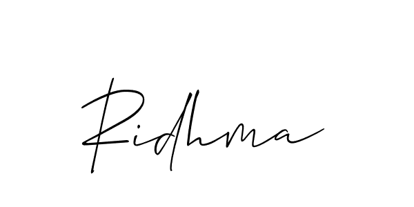 You can use this online signature creator to create a handwritten signature for the name Ridhma. This is the best online autograph maker. Ridhma signature style 2 images and pictures png