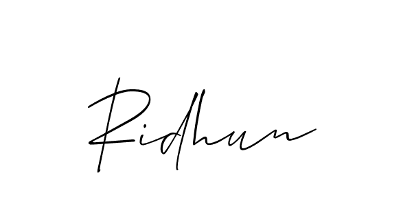 Once you've used our free online signature maker to create your best signature Allison_Script style, it's time to enjoy all of the benefits that Ridhun name signing documents. Ridhun signature style 2 images and pictures png