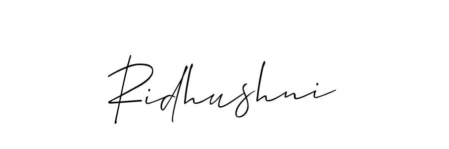 Here are the top 10 professional signature styles for the name Ridhushni. These are the best autograph styles you can use for your name. Ridhushni signature style 2 images and pictures png