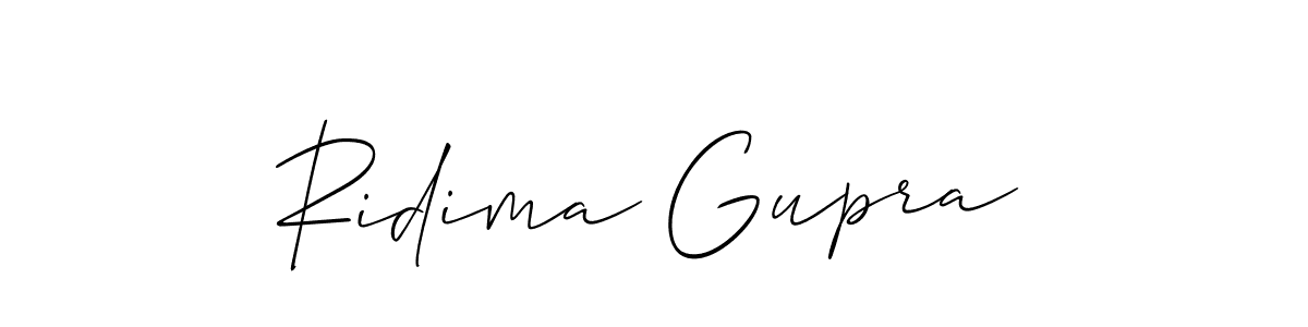 You can use this online signature creator to create a handwritten signature for the name Ridima Gupra. This is the best online autograph maker. Ridima Gupra signature style 2 images and pictures png