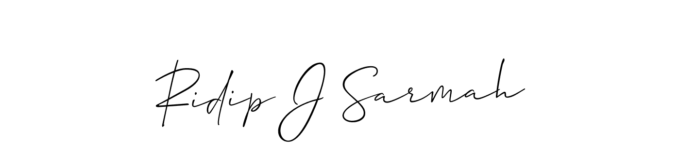 Make a beautiful signature design for name Ridip J Sarmah. Use this online signature maker to create a handwritten signature for free. Ridip J Sarmah signature style 2 images and pictures png