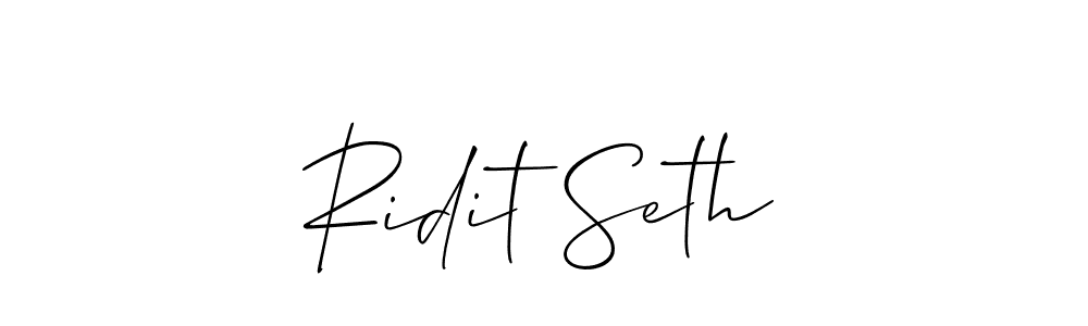 How to Draw Ridit Seth signature style? Allison_Script is a latest design signature styles for name Ridit Seth. Ridit Seth signature style 2 images and pictures png