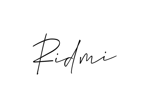 Also we have Ridmi name is the best signature style. Create professional handwritten signature collection using Allison_Script autograph style. Ridmi signature style 2 images and pictures png