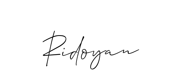Make a short Ridoyan signature style. Manage your documents anywhere anytime using Allison_Script. Create and add eSignatures, submit forms, share and send files easily. Ridoyan signature style 2 images and pictures png
