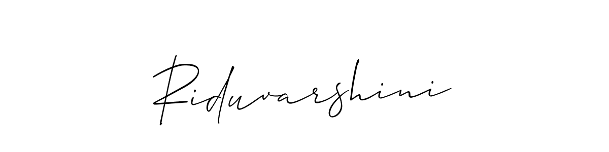 Make a short Riduvarshini signature style. Manage your documents anywhere anytime using Allison_Script. Create and add eSignatures, submit forms, share and send files easily. Riduvarshini signature style 2 images and pictures png