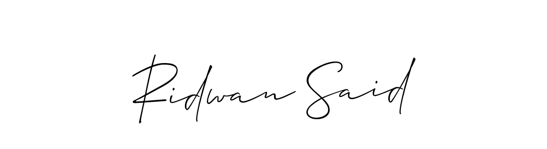 You can use this online signature creator to create a handwritten signature for the name Ridwan Said. This is the best online autograph maker. Ridwan Said signature style 2 images and pictures png